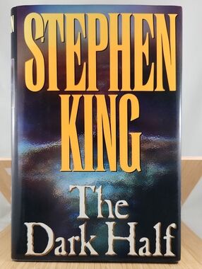 Stephen King novel The Dark Half (1989), Hardcover Book With Dust Jacket